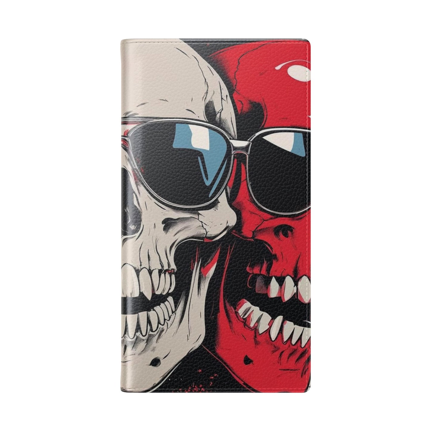 We Three Skulls Flip Case