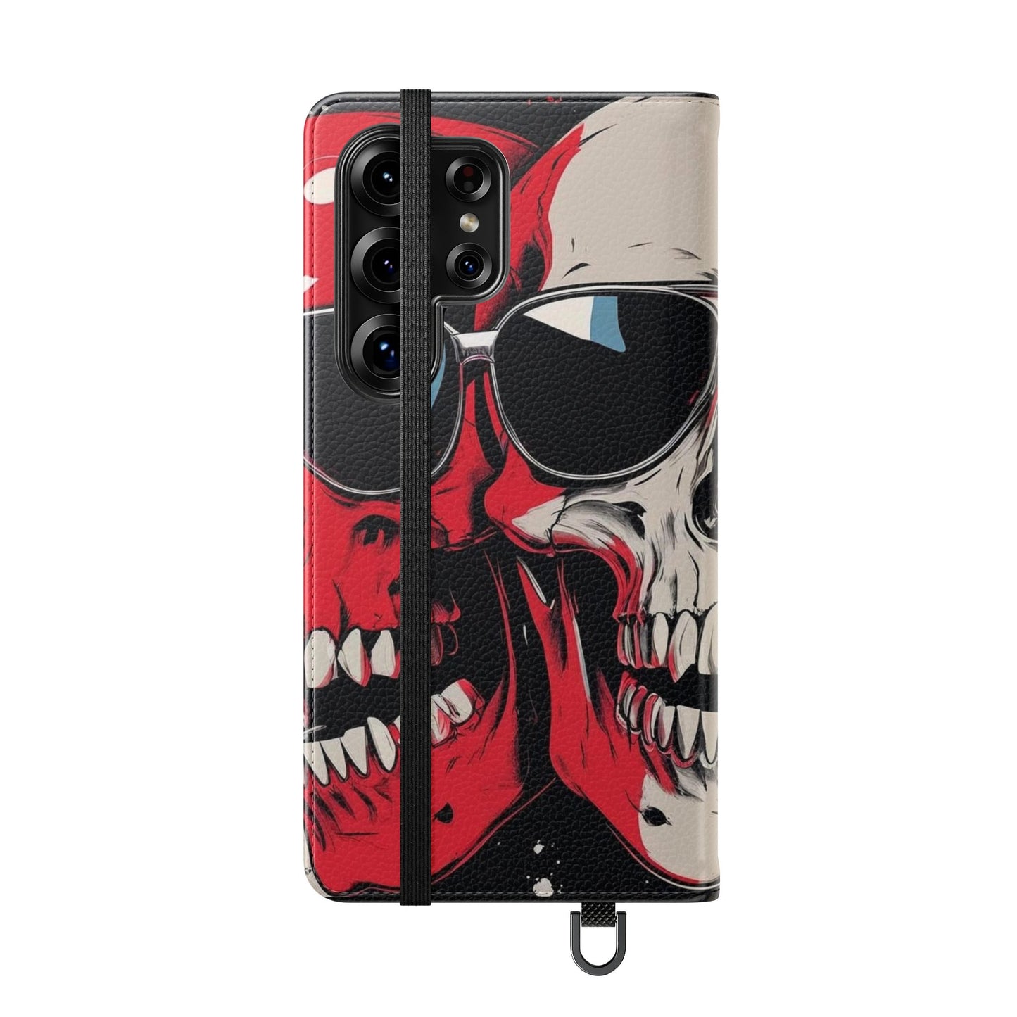 We Three Skulls Flip Case