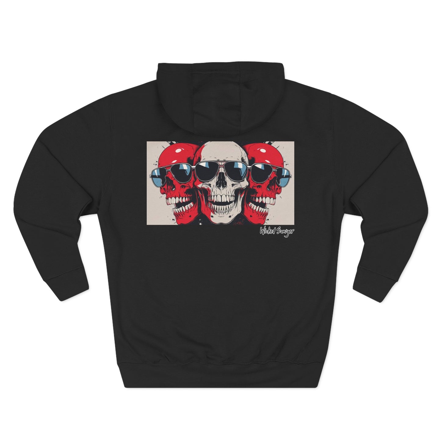 3 Skulls Hoodie