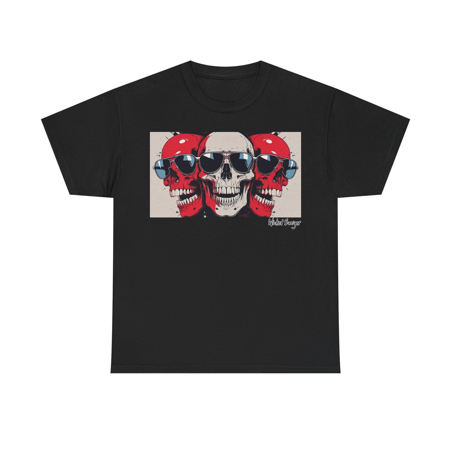 We 3 Skulls Tee