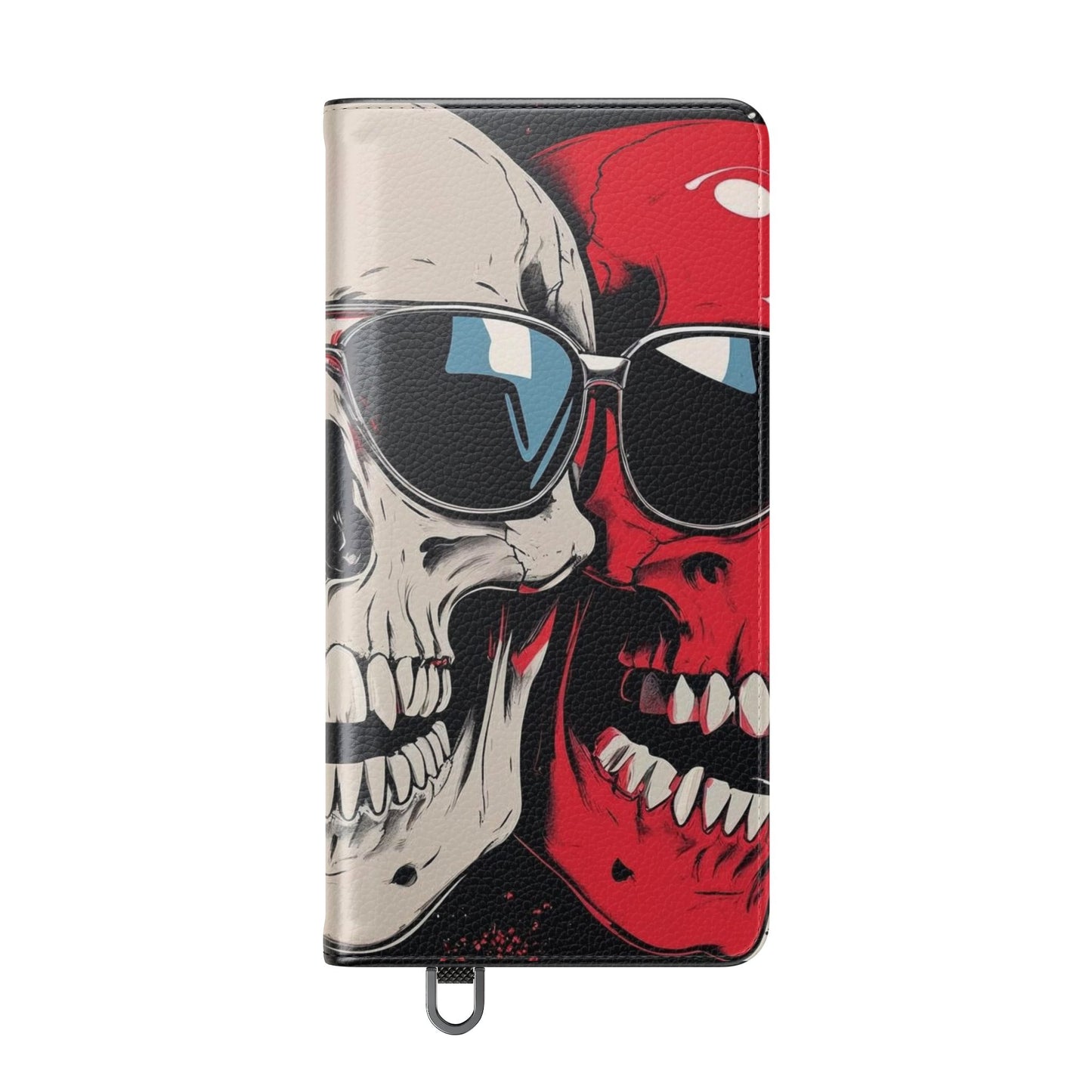 We Three Skulls Flip Case
