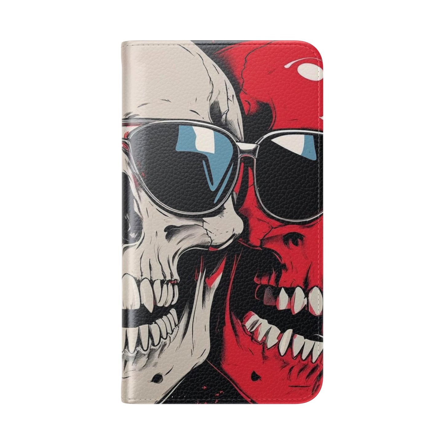We Three Skulls Flip Case