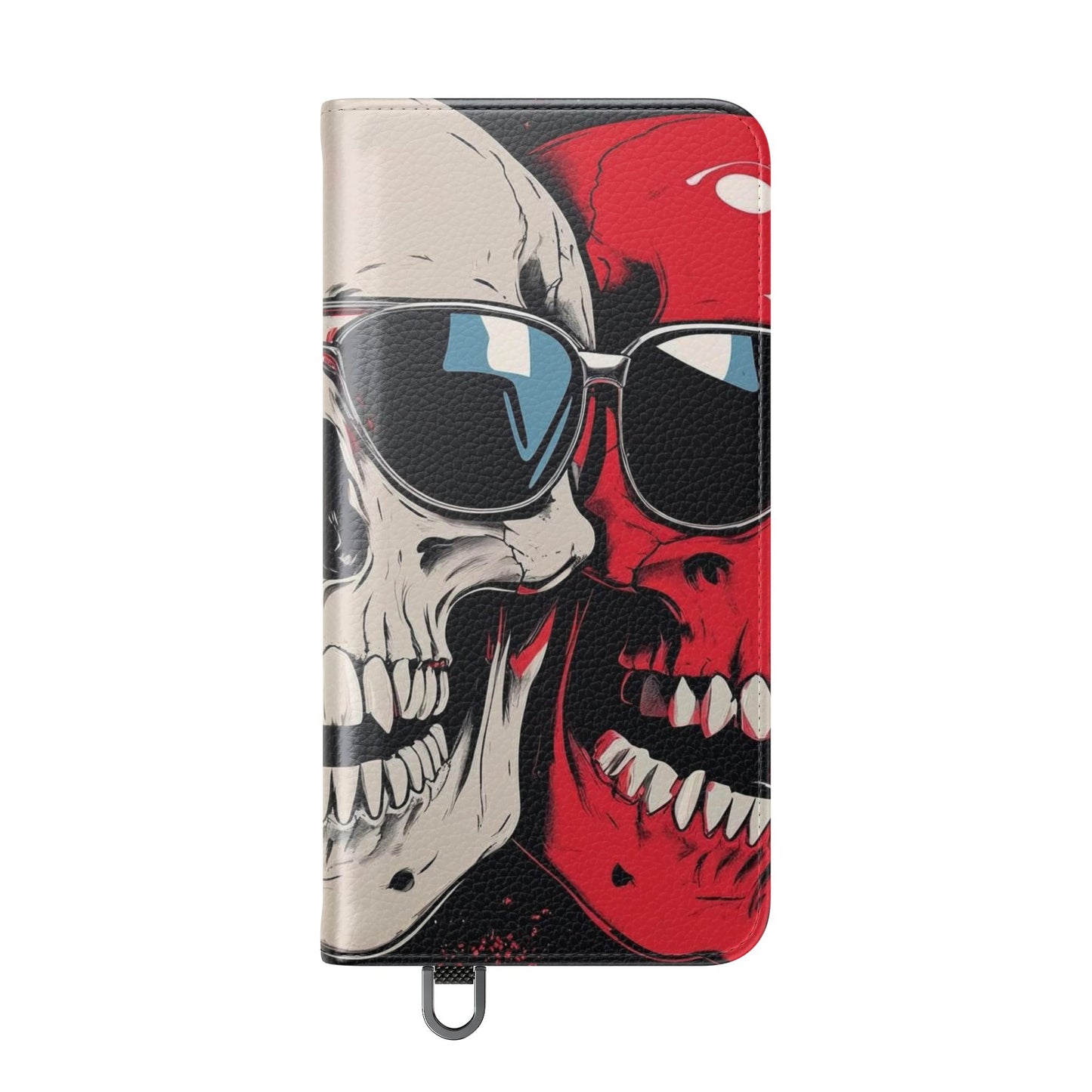We Three Skulls Flip Case