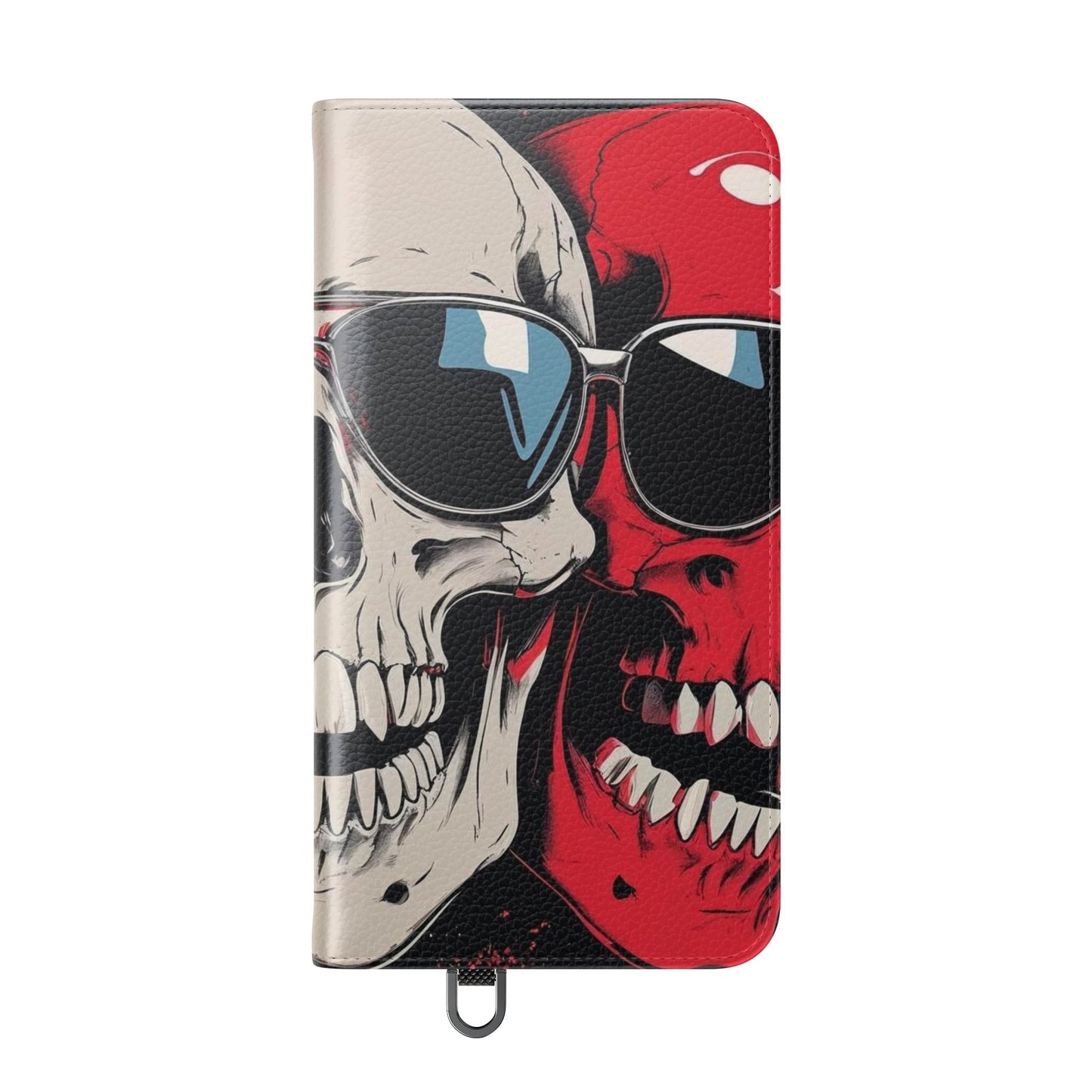 We Three Skulls Flip Case